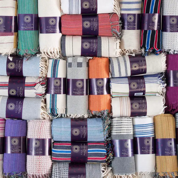 Assorted Beach/Bath Turkish Towel - Pack of 10