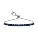 Sterling Silver Classic Adjustable Tennis Bracelets