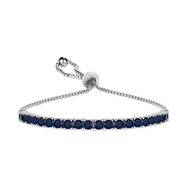 Sterling Silver Classic Adjustable Tennis Bracelets
