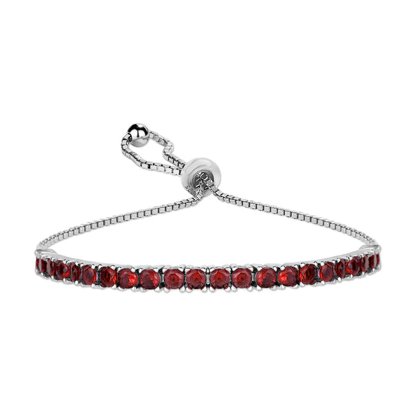 Sterling Silver Classic Adjustable Tennis Bracelets