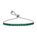 Sterling Silver Classic Adjustable Tennis Bracelets