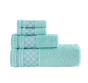 Bath Towel XXL Plaid Set of 4 - 100% Turkish Cotton