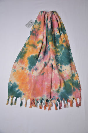 Tie Dye Turkish Towels [Bath & Beach Towel] - Pack of 5
