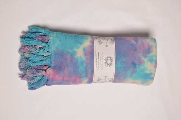 Tie Dye Turkish Towels [Bath & Beach Towel]