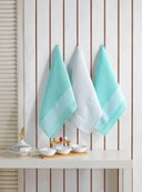 Jacquard Floral Kitchen (Dish) Towels Set of 3