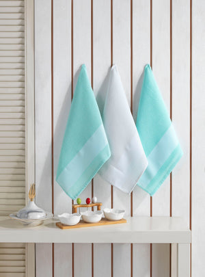 Jacquard Floral Kitchen (Dish) Towels Set of 3