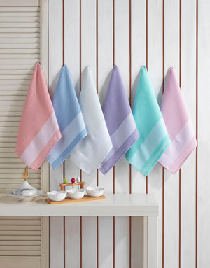 Jacquard Floral Kitchen (Dish) Towels Set of 6
