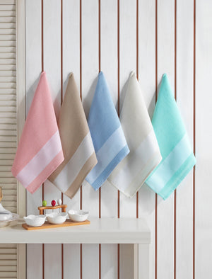 Jacquard Floral Kitchen (Dish) Towels Set of 5