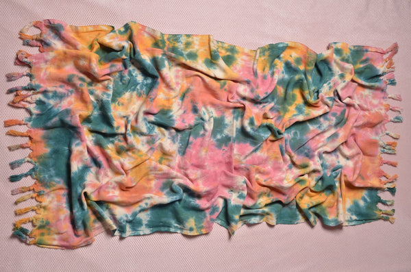 Tie Dye Turkish Towels [Bath & Beach Towel] - Pack of 5