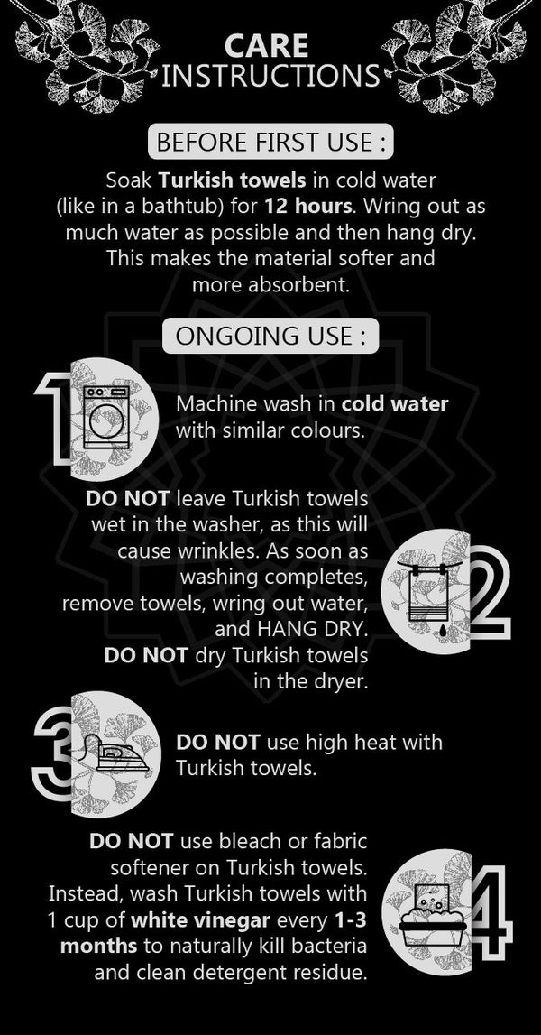 Spiral Design Turkish Towels [Bath & Beach Towel]